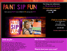 Tablet Screenshot of paintsipfun.com